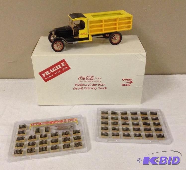 lot 17 image: Danbury Mint Die Cast 124 Ford Panel Delivery Truck - Coca Cola