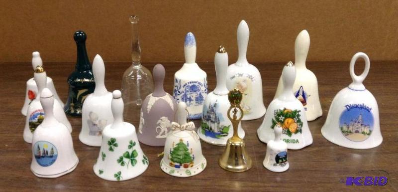 lot 51 image: Variety Collectible Bells - Souvenir and More