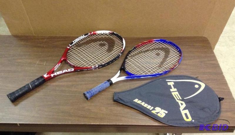 lot 57 image: Two HEAD Tennis Racquets and Cover