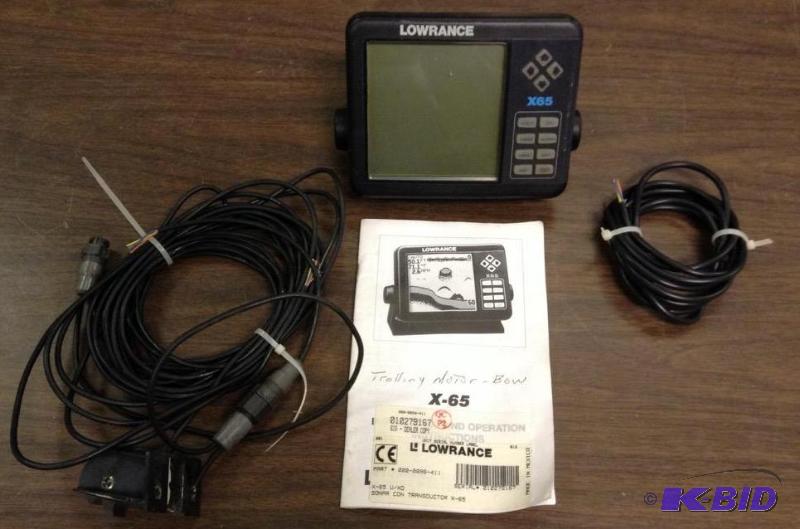 lot 69 image: Lowrance X65 Sonar Depth and Fish Finder