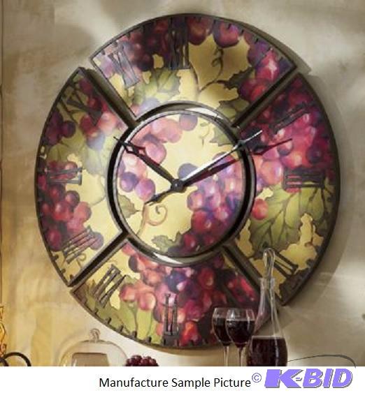 Five Piece Grape Wall Clock -&nbspWhen its ...