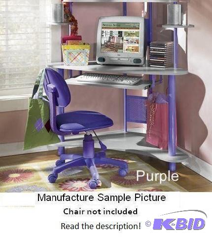 Purple and Gray Work Station - Great features...