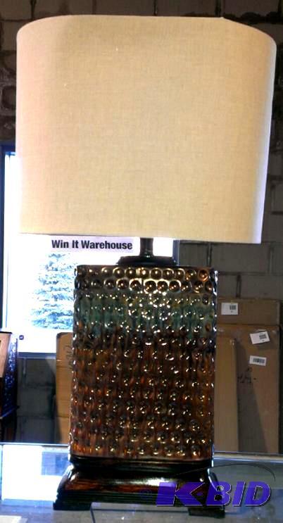 Dimpled Earth Lamp - 29&quot h x 12&quot w ...