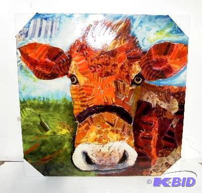 Urban Homestead Cow Wall Art - Designed by ar...
