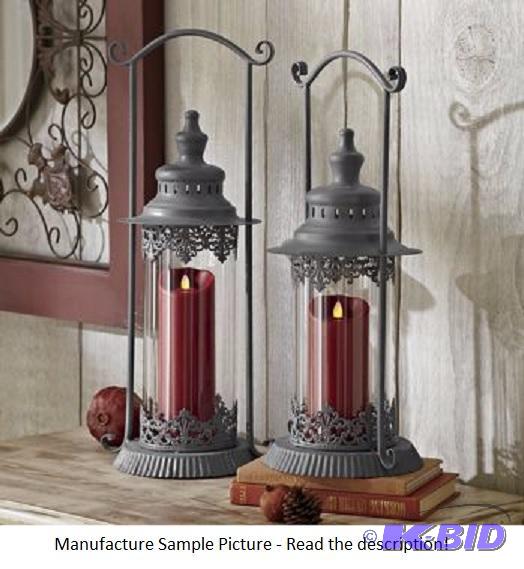 Set of Madison Metal Lanterns - Vintage look ...