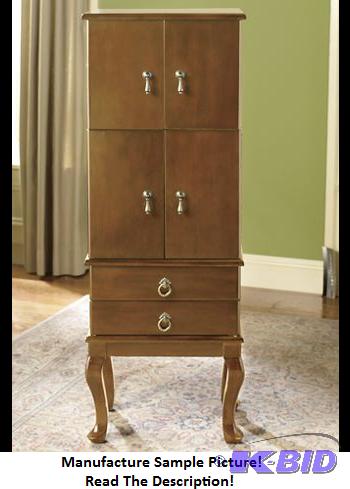 Jewelry Armoire Exclusive - Oak Finish - Not ...