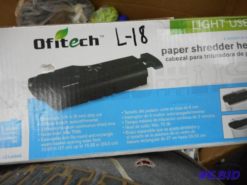 PAPER SHREDDER HEAD