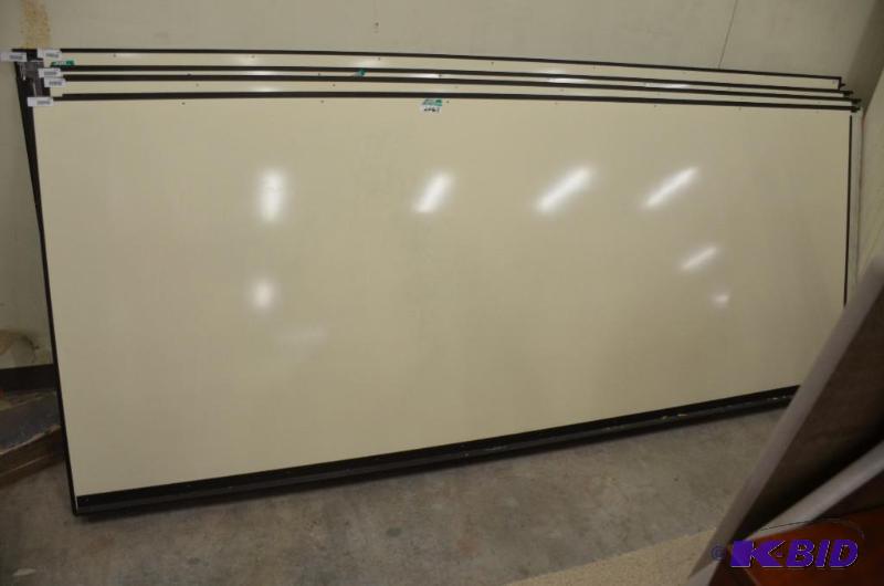 lot 100 image: Classroom dry erase white boards, each one is...