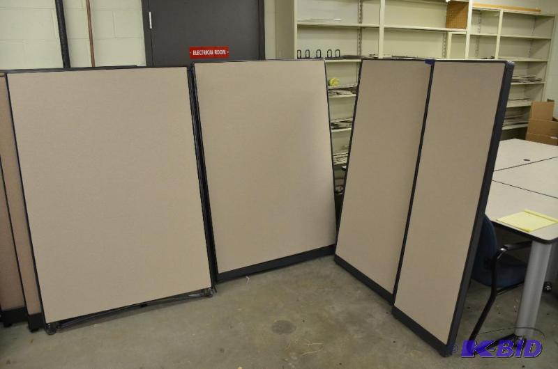 lot 106 image: office cubicle walls - 48x65", 48x65&quo...