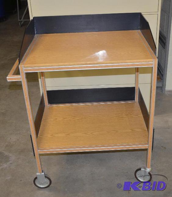 lot 117 image: Rolling cart 34x24x36"...
