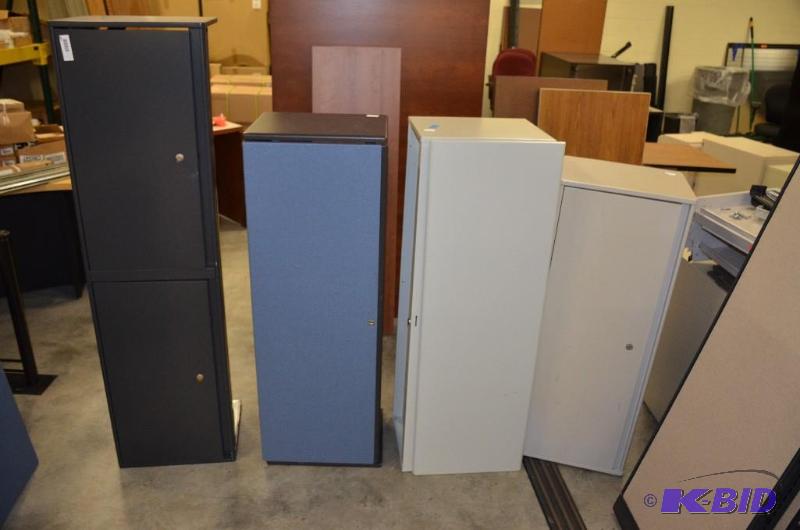 lot 118 image: Cubicle cabinets - 60x16x15, 48x16x14", ...