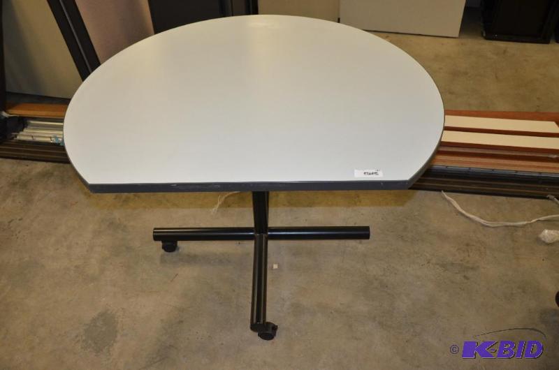lot 119 image: Desk  table 42" diameter...