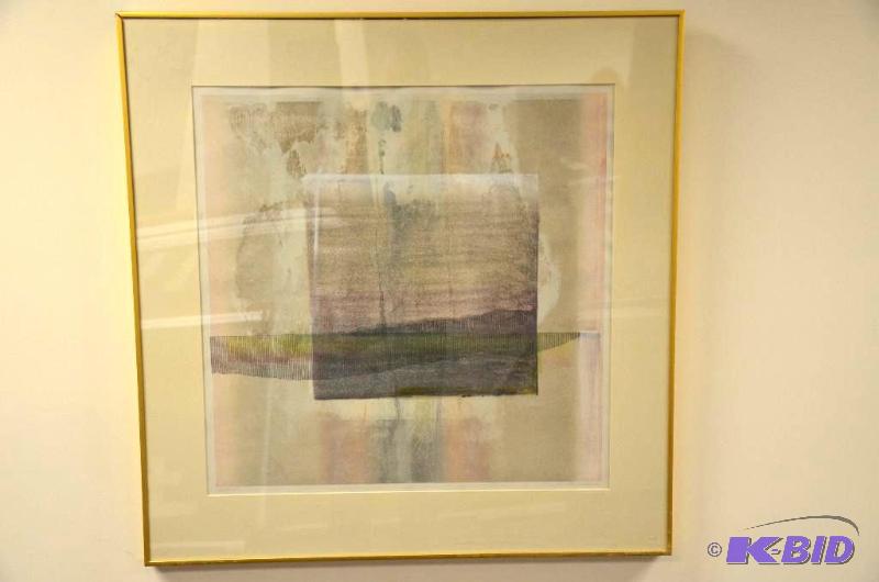 lot 15 image: Framed signed original water color by Judith ...