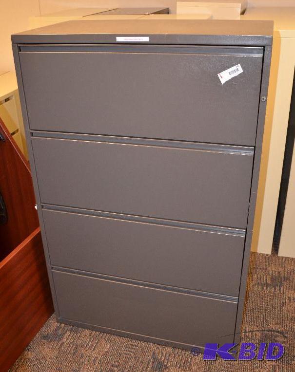 lot 185 image: metal file cabinet 36x20x56"...