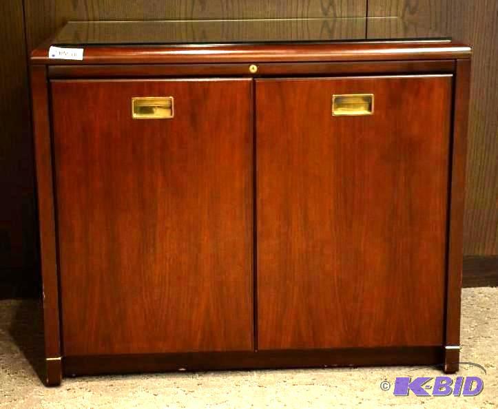 lot 20 image: Beautiful wood cabinet 36x21x30" lots #1...