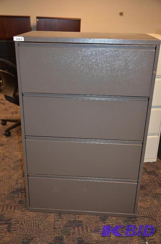 lot 48 image: Metal file cabinet 36x56x20" Lots 47 &am...