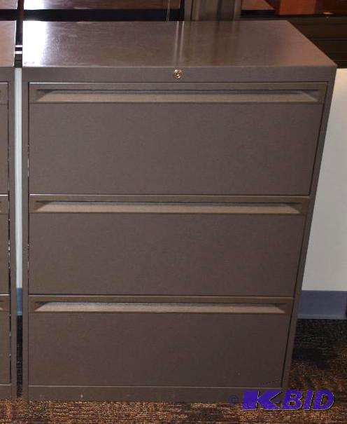 lot 53 image: One metal file cabinets 30x40x18"...