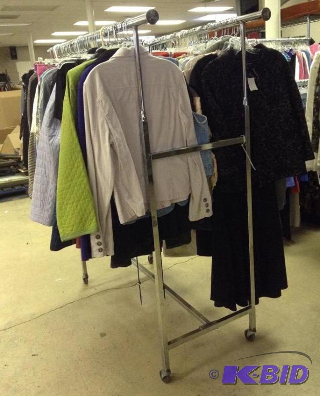 Rolling Clothing Rack