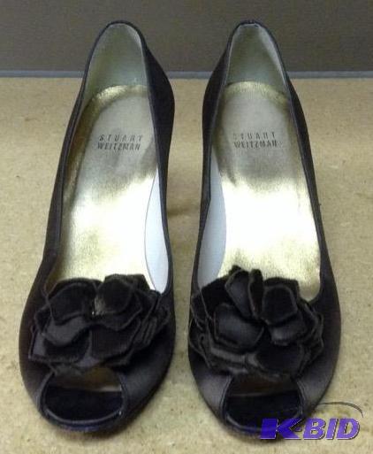 Brown Satin Stuart Weitzman Size 6 Shoes