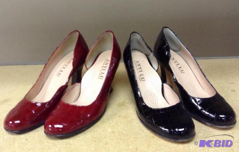 Two Pairs of Anyi Lu Pumps Size 37.5 - Red and Black