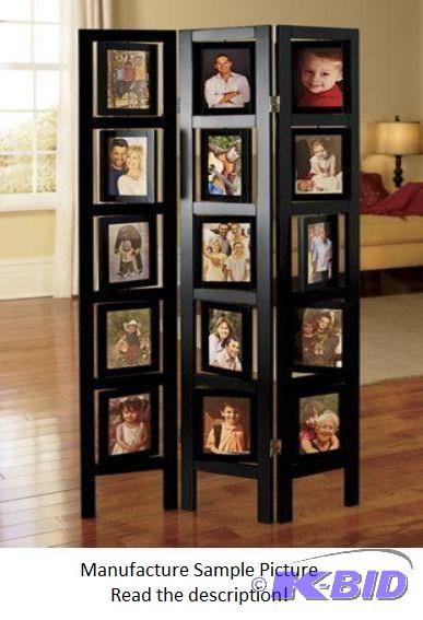 Two Sided Photo Frame Screen - Black - Shows ...