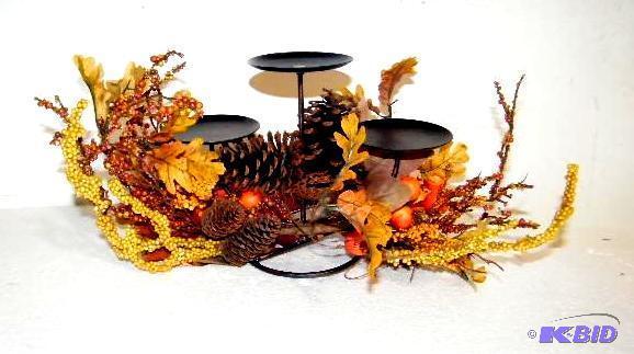 AutumnThanksgiving Centerpiece - 16&quot w ...