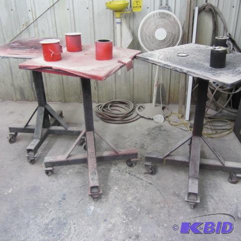 Three Roller Work Tables