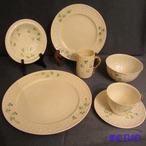 lot 103 image: Belleek China Set
