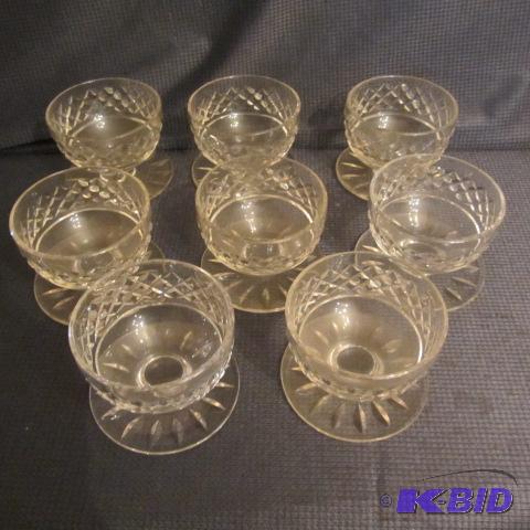 lot 122 image: Waterford Crystal Sherbets