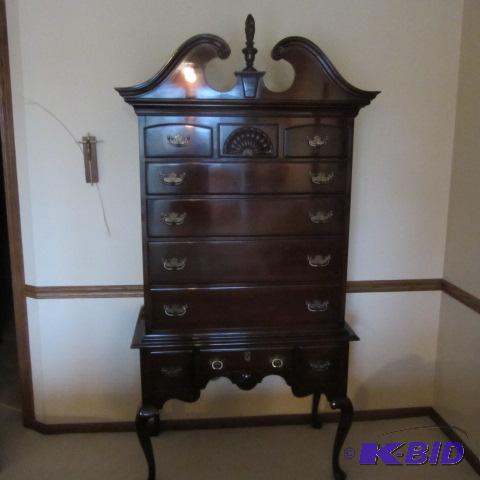 lot 2 image: Cherry Chest Dresser