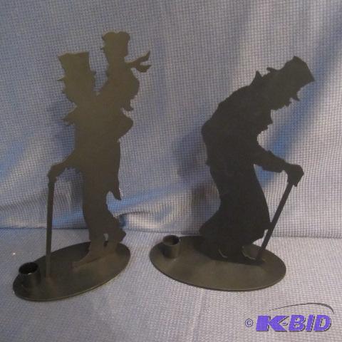 lot 281 image: Silhouette Candle Stands