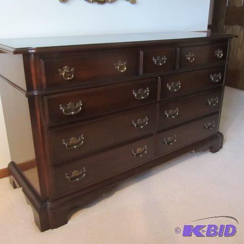 lot 3 image: Cherry Master Dresser