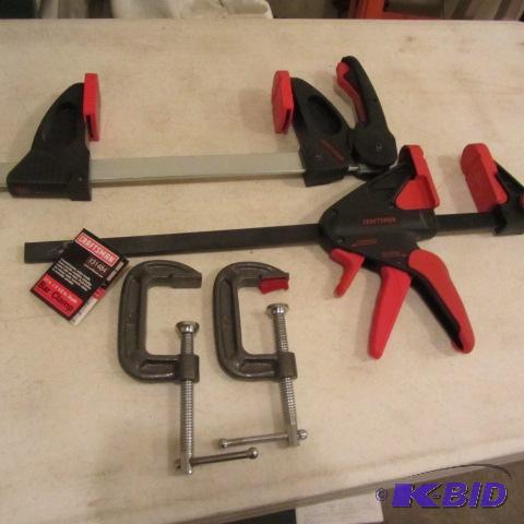 lot 313 image: Bar & C-Clamps