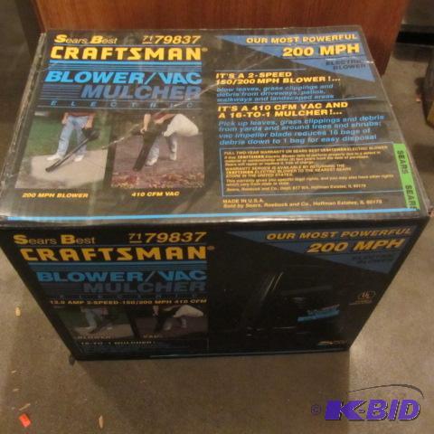 lot 317 image: Craftsman Blower Vac Mulcher