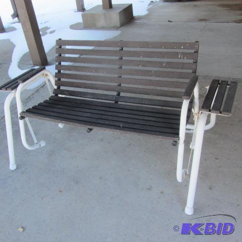 lot 322 image: Glider & Coffee Table