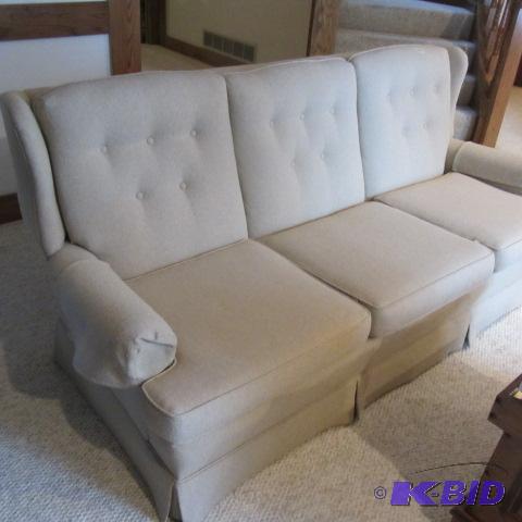 lot 336 image: Three Cushion Sofa