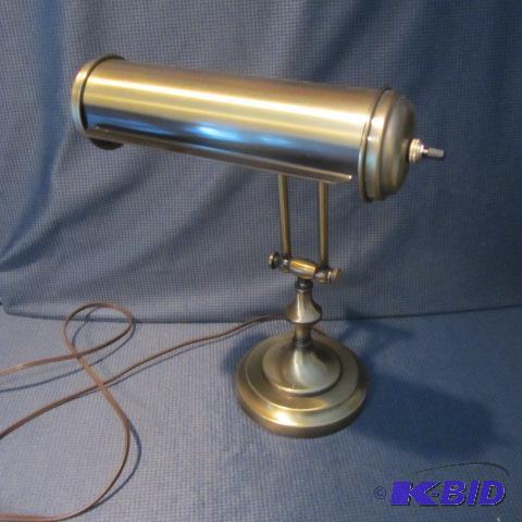 lot 349 image: Brass Desk Lamp