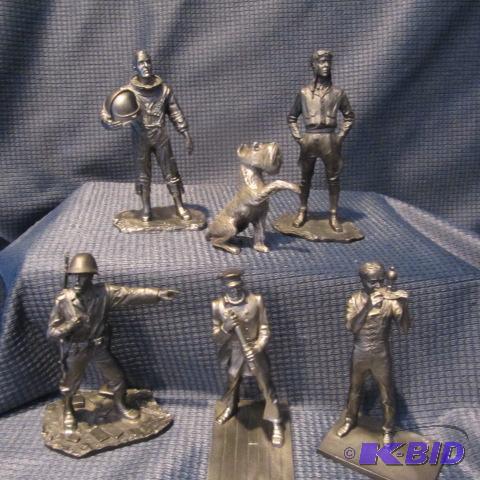 lot 403 image: Pewter Figures