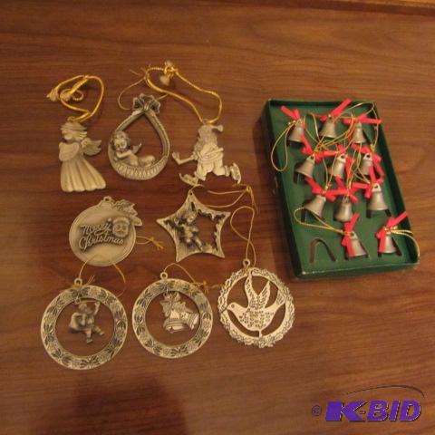 lot 41 image: Pewter Ornaments