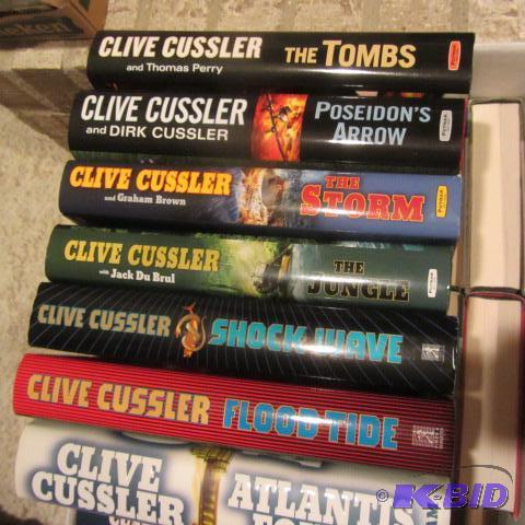 lot 458 image: Clive Cussler Books