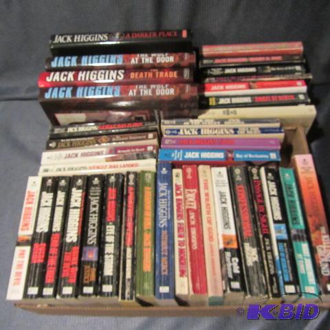 lot 465 image: Jack Higgins Books