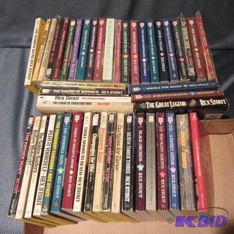lot 466 image: Rex Stout Books