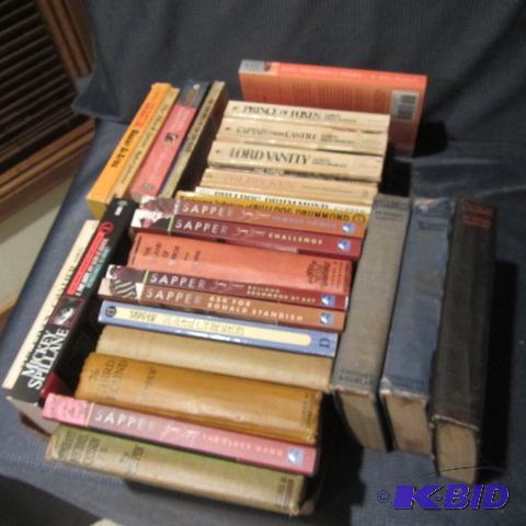 lot 470 image: Sapper, Sabatini, Shellabarger Books