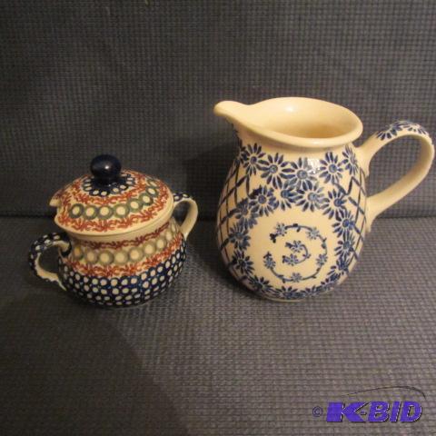 lot 88 image: Boleslawiec Sugar, Seide Pitcher