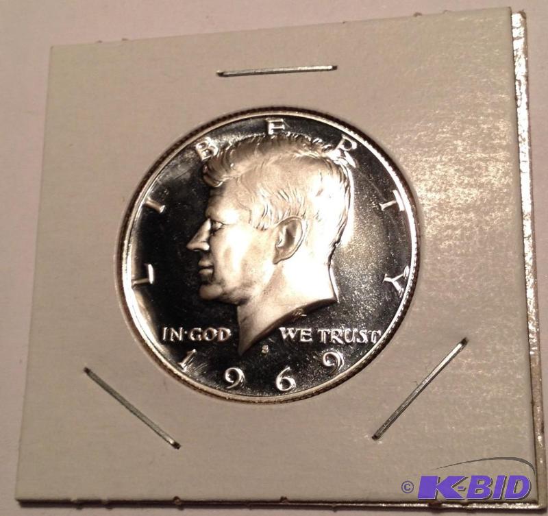 1969-S Kennedy Proof 68 Ultra Cameo Half Dollar Super Nice Coin