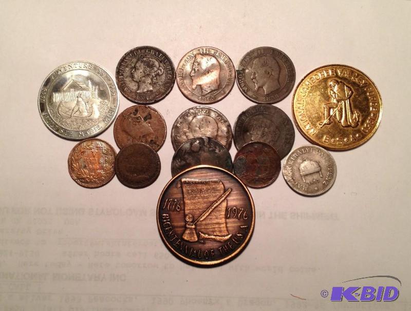 Lot of 13 US and World most Vintage (1850s to 1890s)
