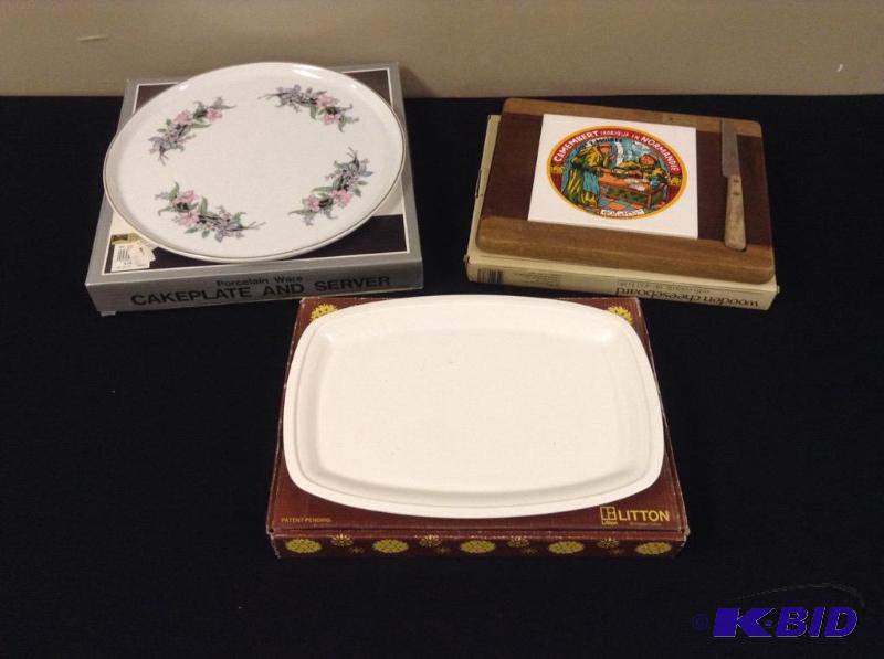 lot 12 image: Platter, Cheese Board & Steak Grill