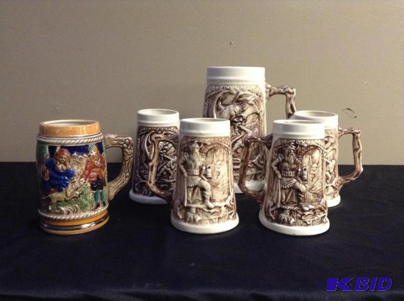 lot 65 image: Beer Steins