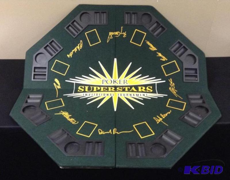 lot 67 image: Portable Folding Poker Table Top