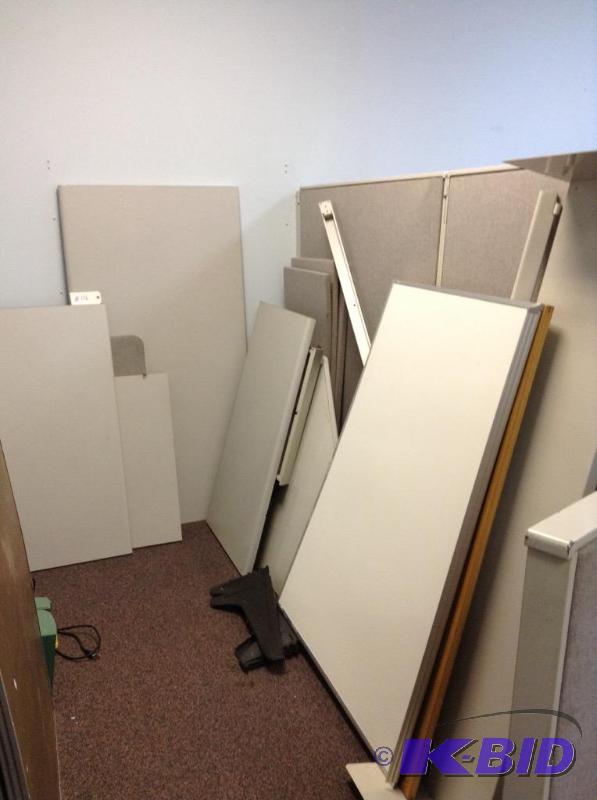lot 116 image: Allsteel Office Systems Extra Shelving and More